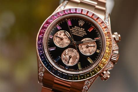 rolex daytona rainbox